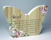 Angel Bunch of Joy Butterfly Plaque